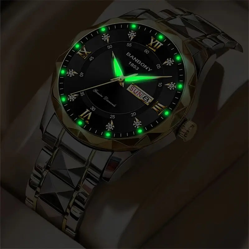 Natanaël™ Montre Quartz Élégante