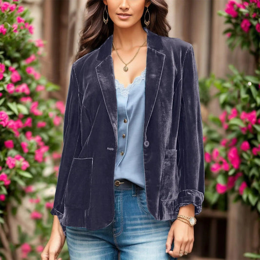 Loreen™ Manteau à Col Revers