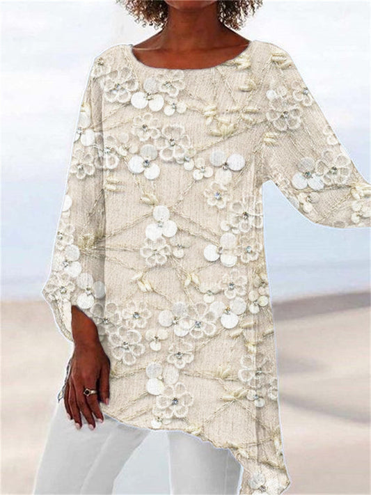 Aya™ Top à Imprimé Floral Cristallisé