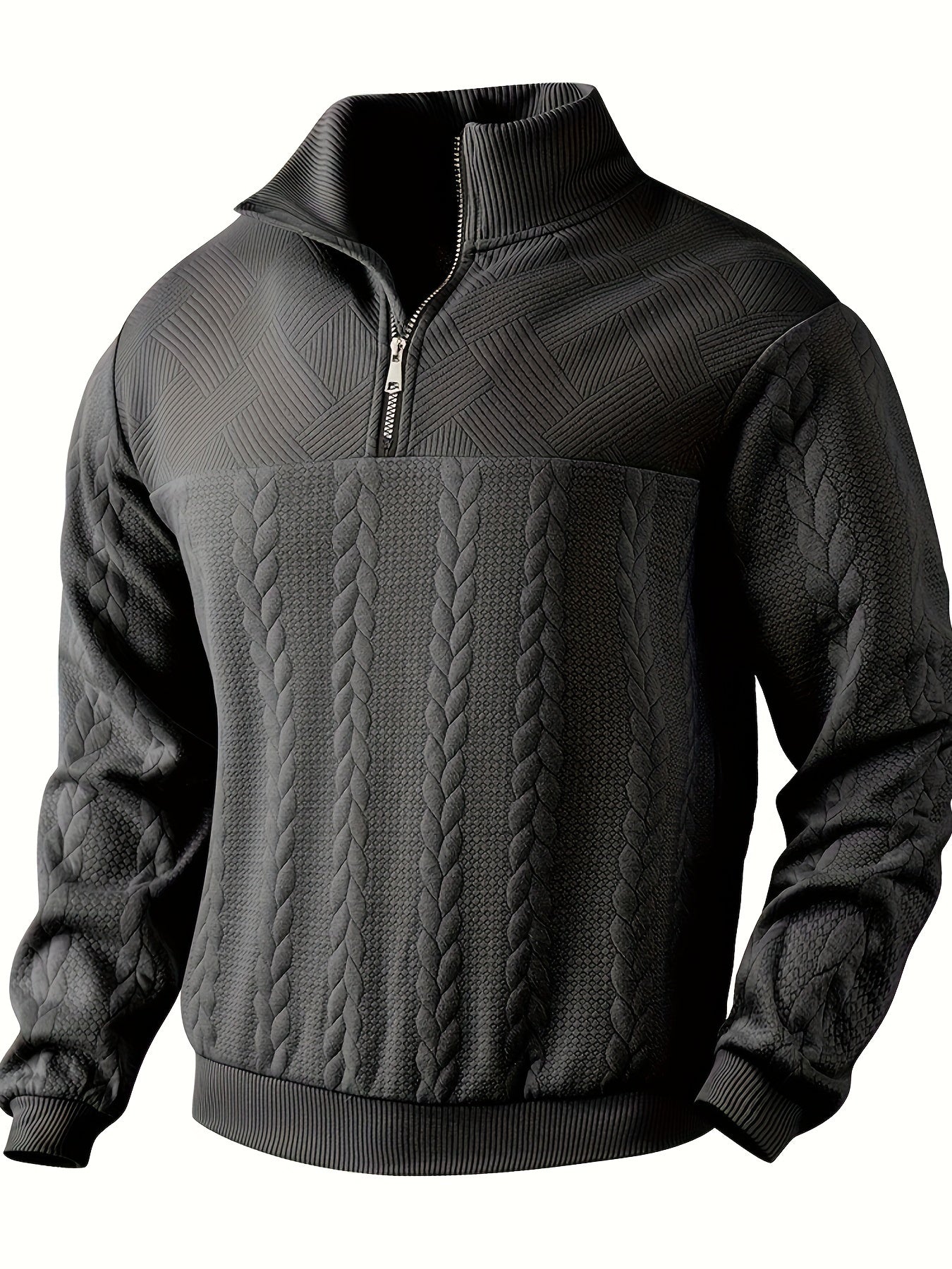 Thomas™ Pull Zippé Vintage pour Hommes