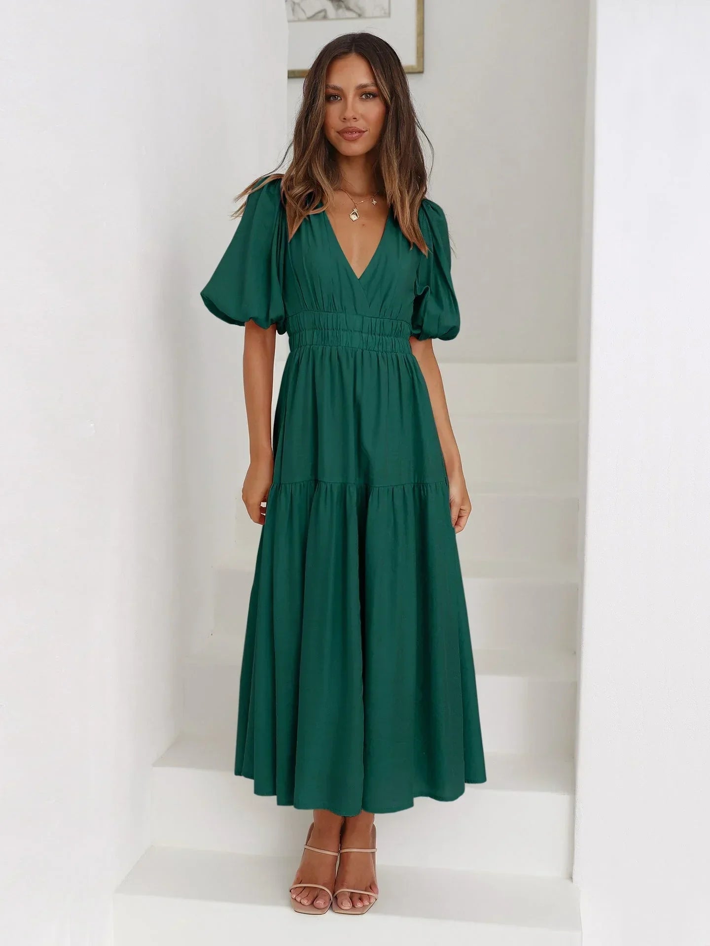 Annalène™ Robe Décolletée Élégante