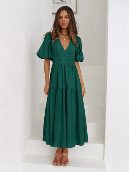 Annalène™ Robe Décolletée Élégante