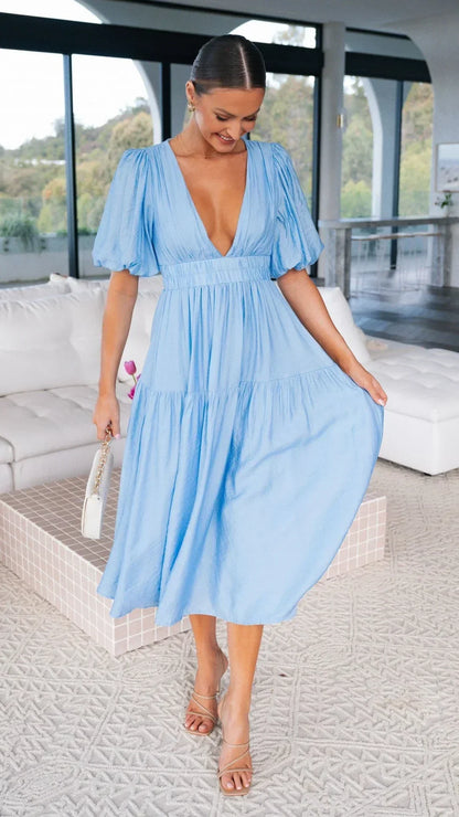 Annalène™ Robe Décolletée Élégante