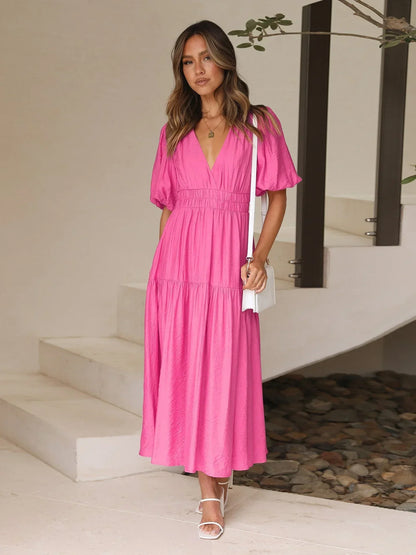 Annalène™ Robe Décolletée Élégante