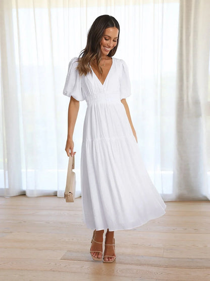 Annalène™ Robe Décolletée Élégante