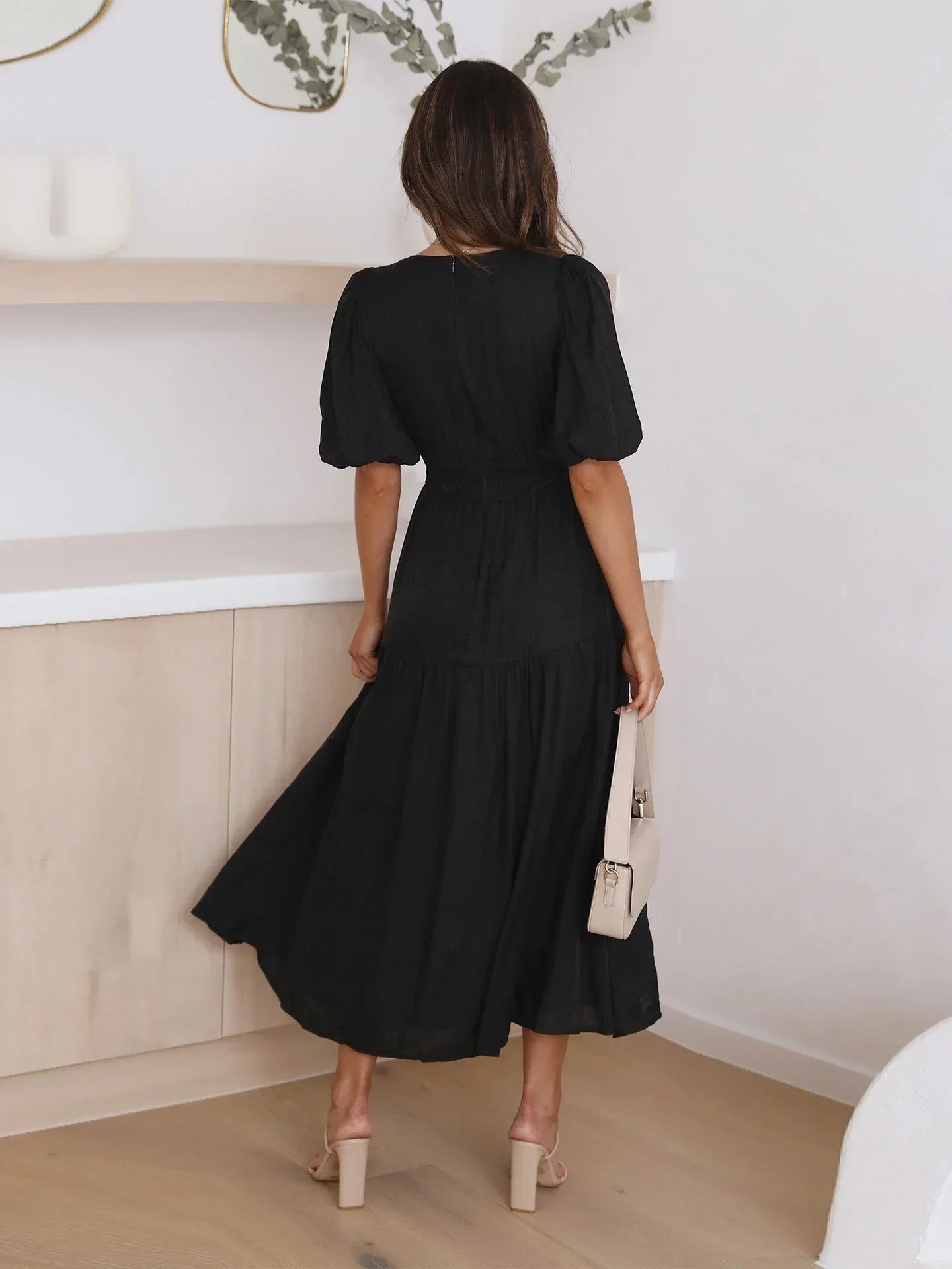 Annalène™ Robe Décolletée Élégante