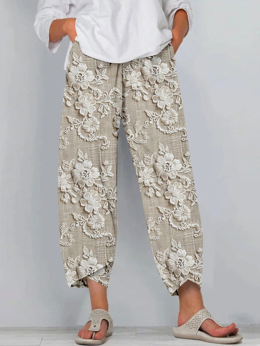 Bianca™ Pantalon Fluide Imprimé