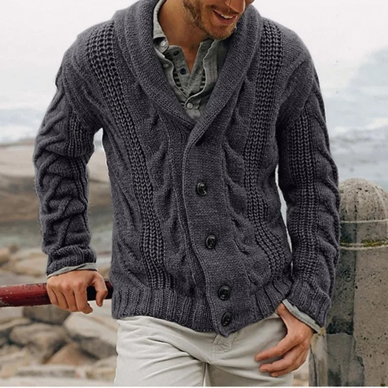 Zhon™ Elegant Pull en Tricot à un Bouton