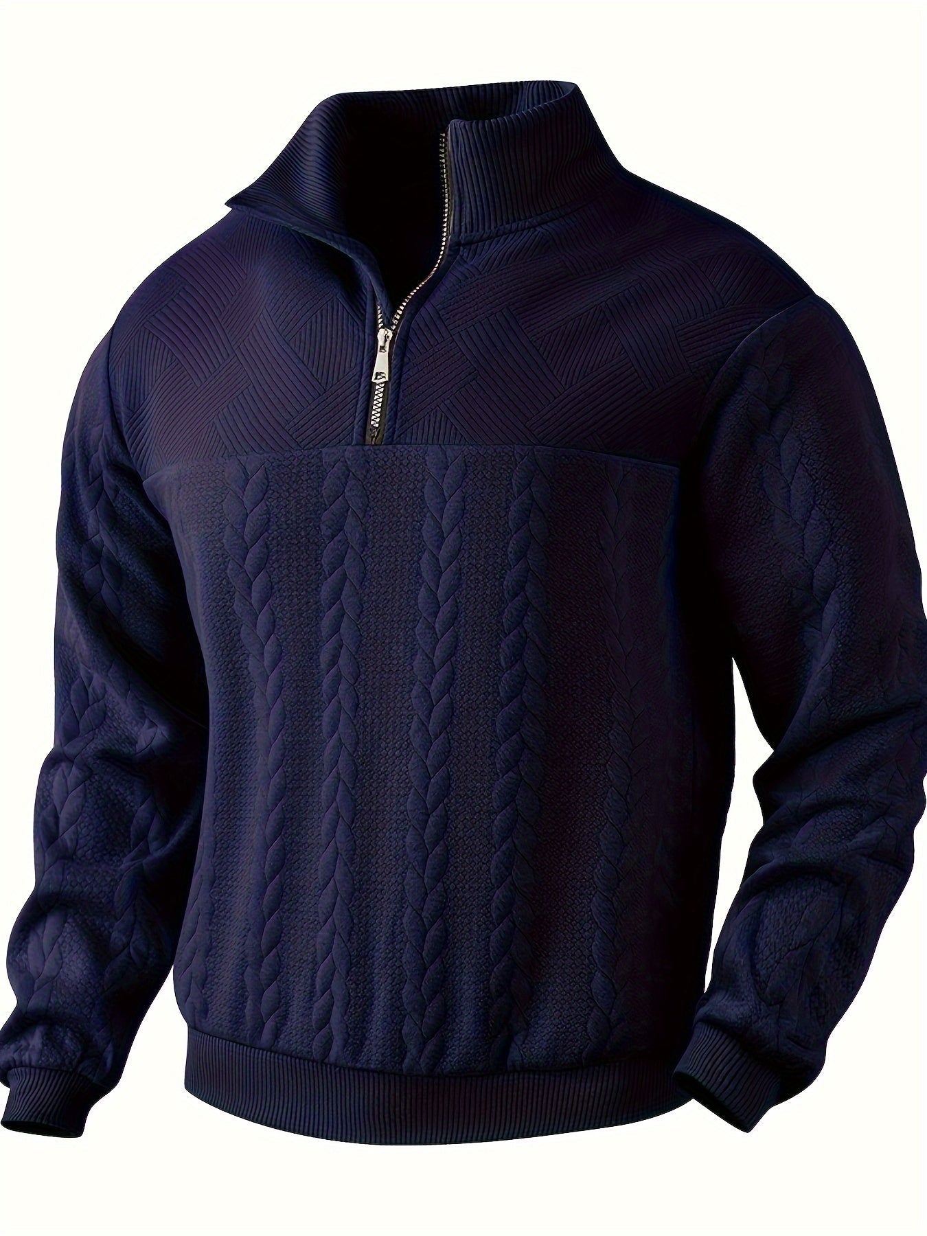 Thomas™ Pull Zippé Vintage pour Hommes