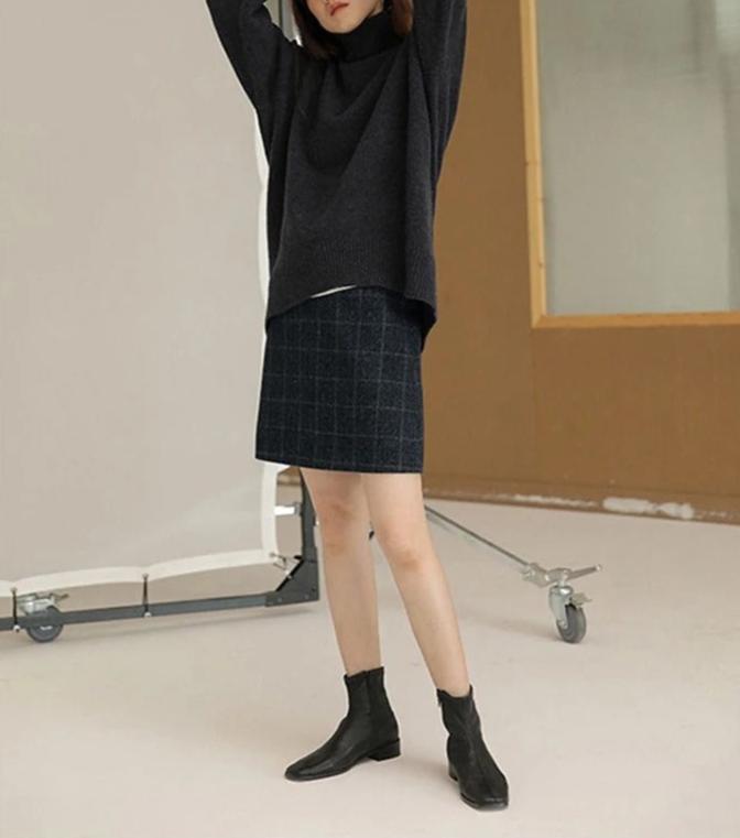 Sara™ Pull Col Roulé Décontracté
