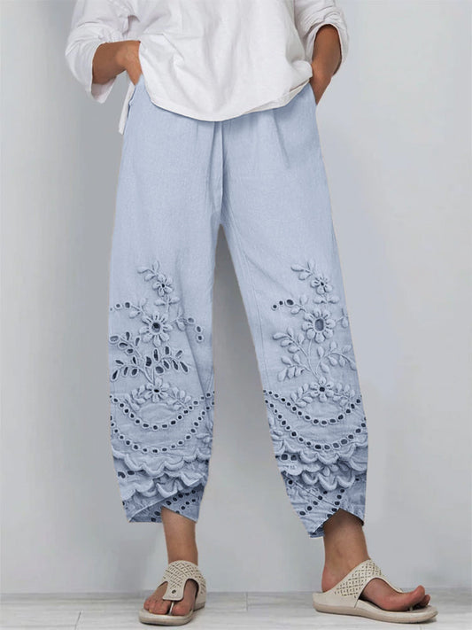 Eléa™ Pantalon en Dentelle Imprimée
